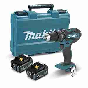 TALADRO PERCUTOR MAKITA 18V 2XBAT 4AH+CARGADOR REF. DHP482RME