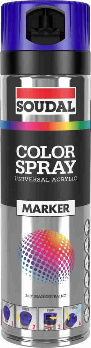 MARCADOR OBRA SOUDAL AZUL FLUORESCENTE REF. 155988