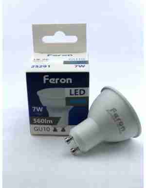LAMPARA LED DICROICA GU10 LF 6400K 560LM 120º FERON 7 W 25291